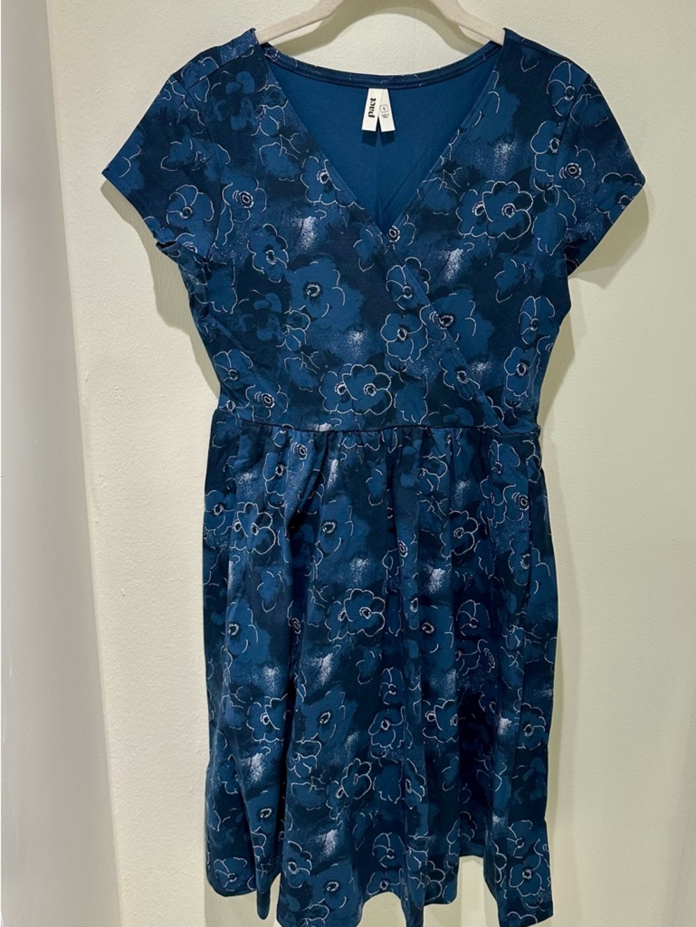 Pact Fit & Flare Crossover Dress